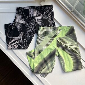 Calvin Klein Performance • Lot of 2 Quick Dry Active Capri Leggings • Size M